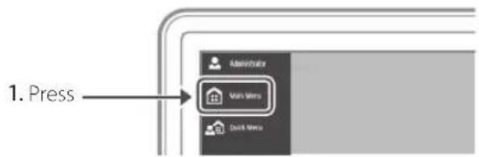 CANON imageRUNNER ADVANCE C7570i II - Check the server information. - 1