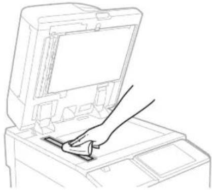 CANON imageRUNNER ADVANCE C7570i II - Nettoyez les zones de lecture des documents chargés. - 1