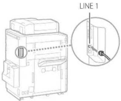 CANON imageRUNNER ADVANCE C7570i II - If no beep (dial tone) is heard - 1