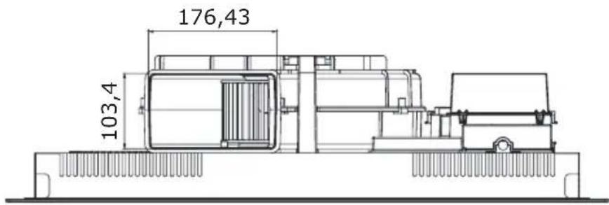 AMICA DSI 841 SBB - Rozmery zariadenia - 4