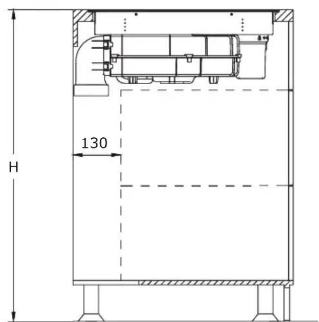 AMICA DSI 841 SBB - Instalacja w trybie pochłaniacza (recyrkulacjegowietrza) - 3