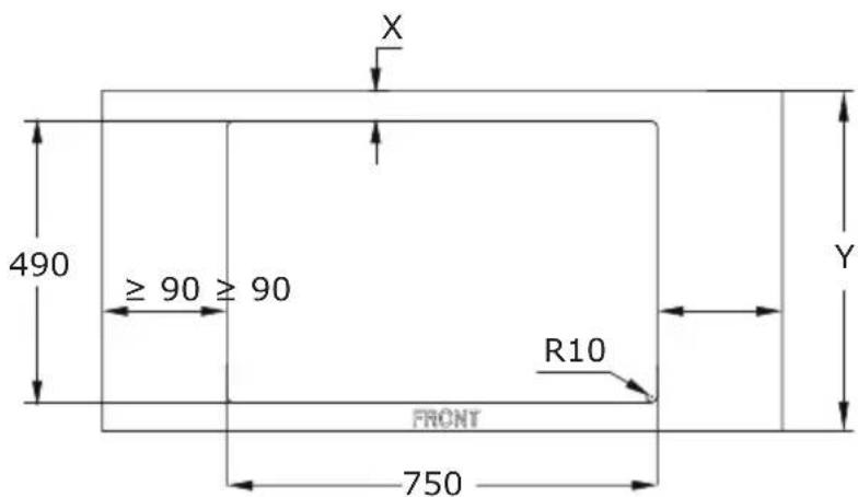 AMICA DSI 841 SBB - Standardni montáž - 1