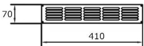 AMICA DSI 841 SBB - KOMPLET ZA USMERAVANJE VAZDUHA - 12