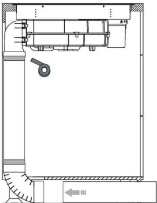 AMICA DSI 841 SBB - Sada potrubia pre indukcnu varnú dosku s odsávačom - 3