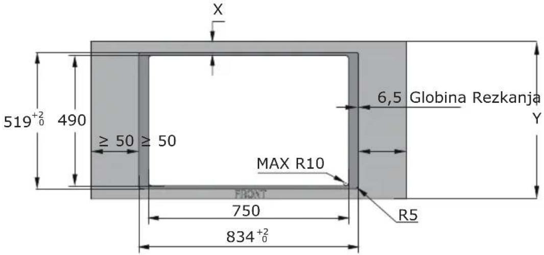 AMICA DSI 841 SBB - Namestitev poravnana s povrsino pulta - 1