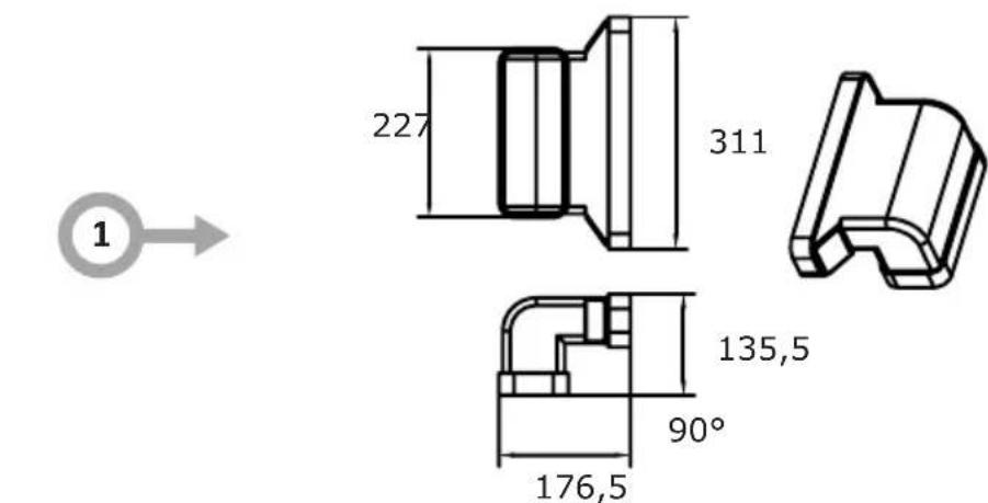 AMICA DSI 841 SBB - KOMPLET ZA USMERAVANJE VAZDUHA - 4