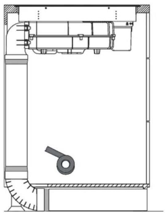 AMICA DSI 841 SBB - Instalacja zestawu prowadnicy powietrza - 4