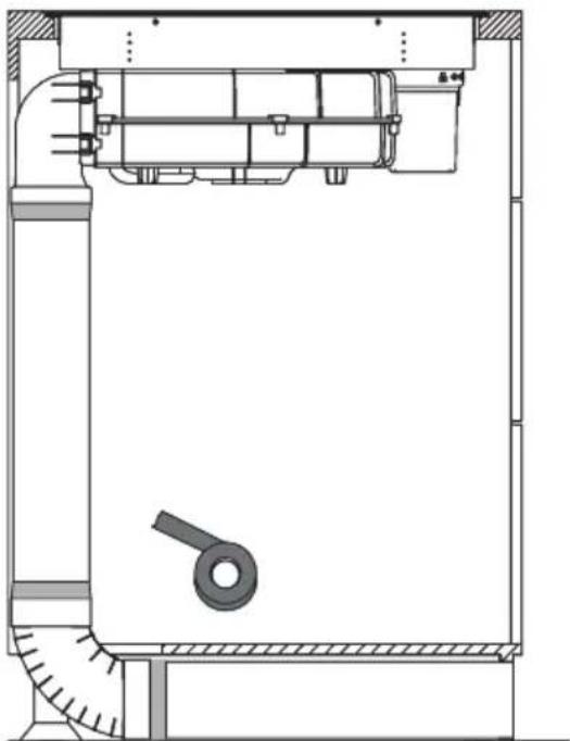 AMICA DSI 841 SBB - Sada potrubia pre indukcnu varnú dosku s odsávačom - 4