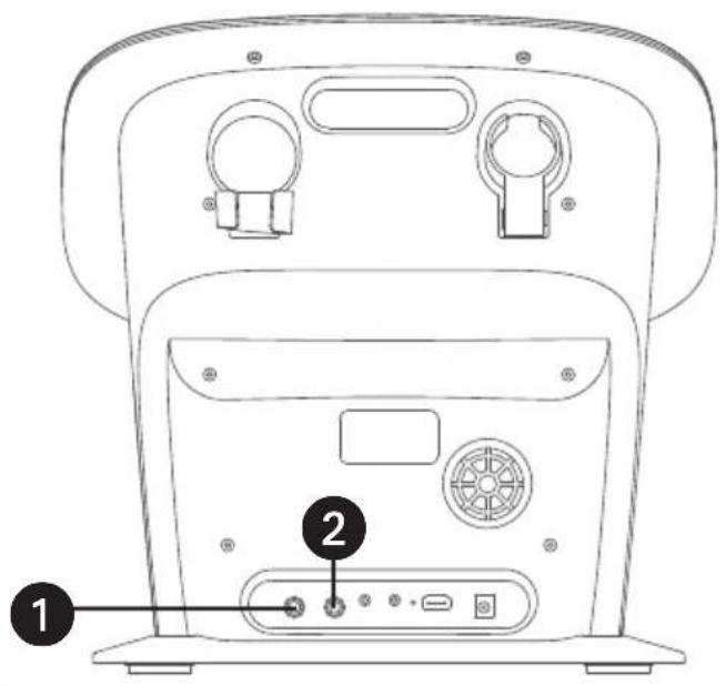 Singing Machine ISM9011 - Connexions - 1