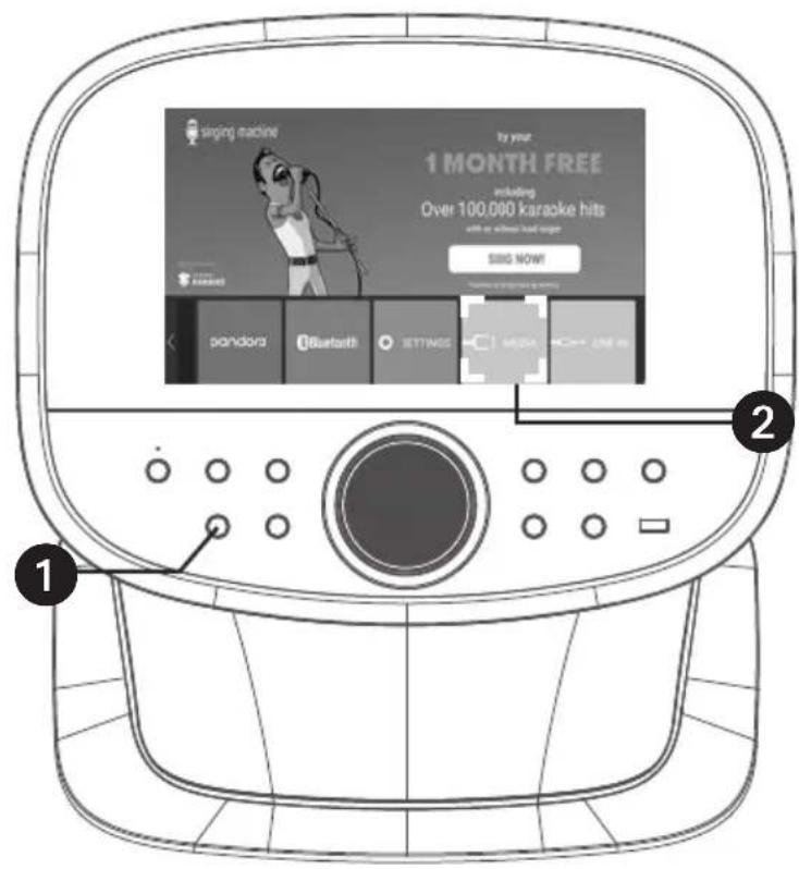 Singing Machine ISM9011 - Fonctionnement - 1