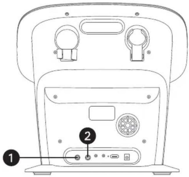 Singing Machine ISM9011 - Connections - 1