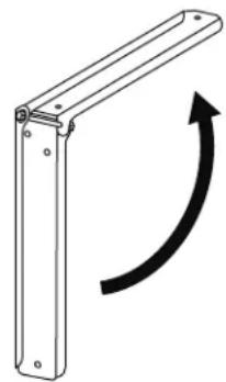 Uline H-7097 - ENSAMBLE DEL SOPORTE DE PARED - 2