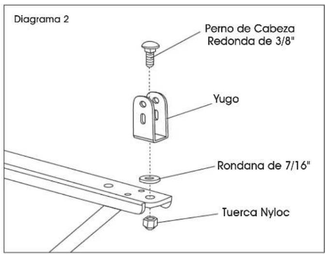 Uline H-7098 - ENSAMBLE DEL SOPORTE DE PARED - 3