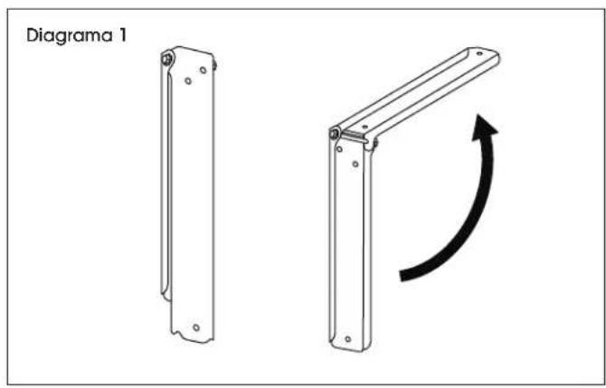 Uline H-7098 - ENSAMBLE DEL SOPORTE DE PARED - 1