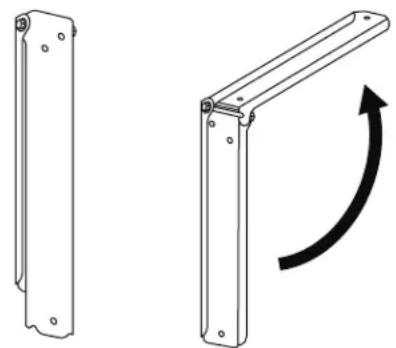 Uline H-7096 - WALL BRACKET ASSEMBLY - 1
