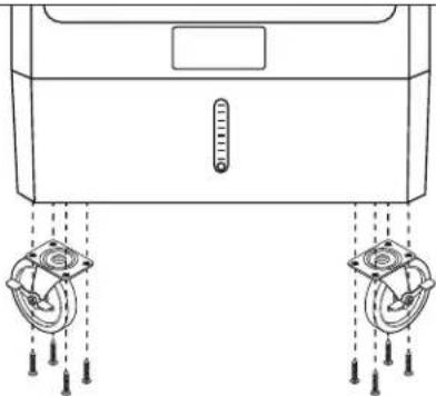 Uline H-11721 - CASTER INSTALLATION - 3