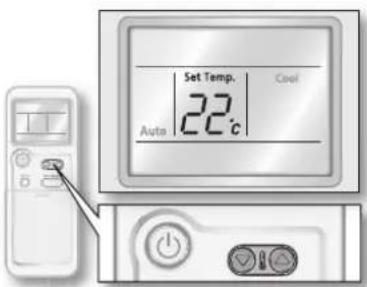 Set Temp. 22°C Auto Cool