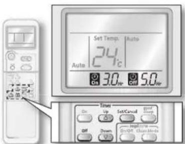 SAMSUNG AS24DWA - L'on timer est plus court que l'off timer - 1