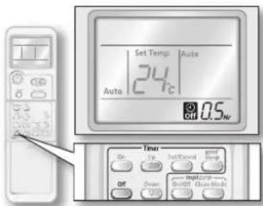 SAMSUNG AS24DWAN - Réglage de temporisateur - 1