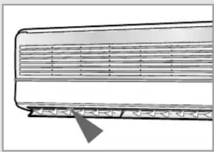 SAMSUNG SH24ZS6A - Réglez le flux d'air horizontal - 1