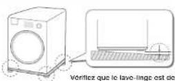 SAMSUNG WD-Q1255V - INSTALLATION DU LAVE-LINGE - 1
