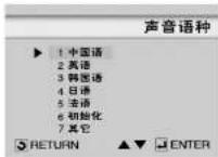 SAMSUNG DVD-P728K - 播放语言设置 - 1