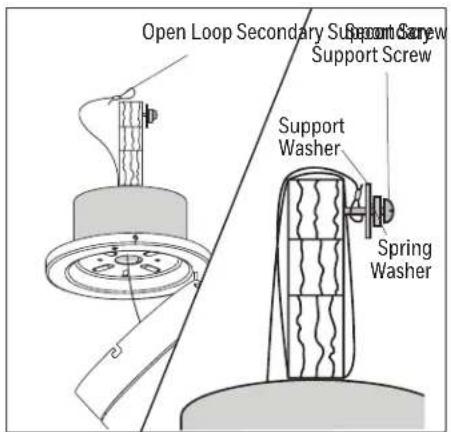 HONEYWELL Graceshire 53053 - SECONDARY HANGING SYSTEM INSTRUCTIONS - 2
