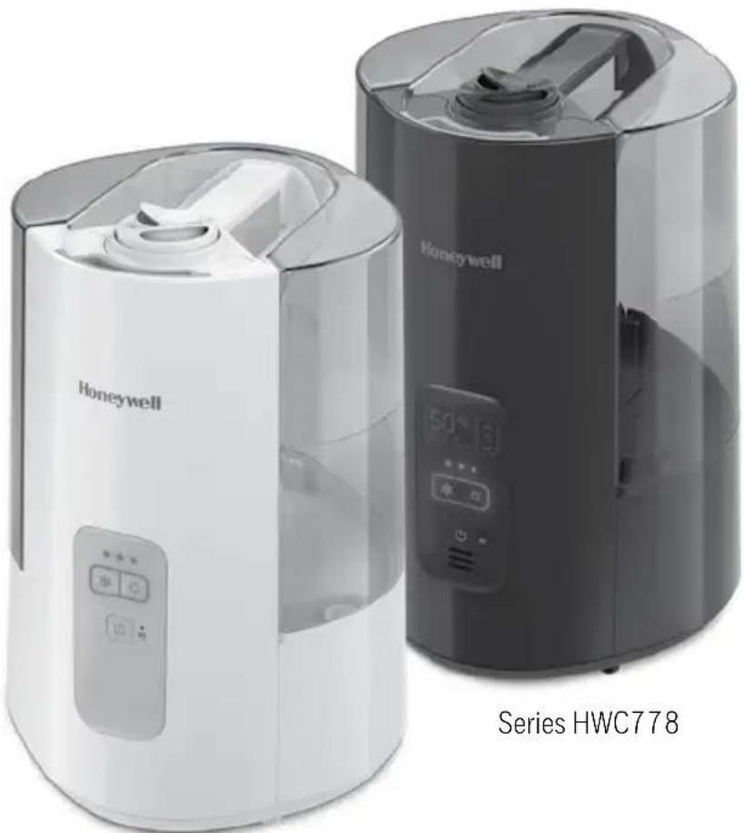 HONEYWELL Dual Comfort HWC775W - Humidificador de Vapor Tibio + Frío - 1