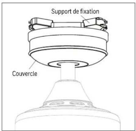 Support de fixation Couvercle