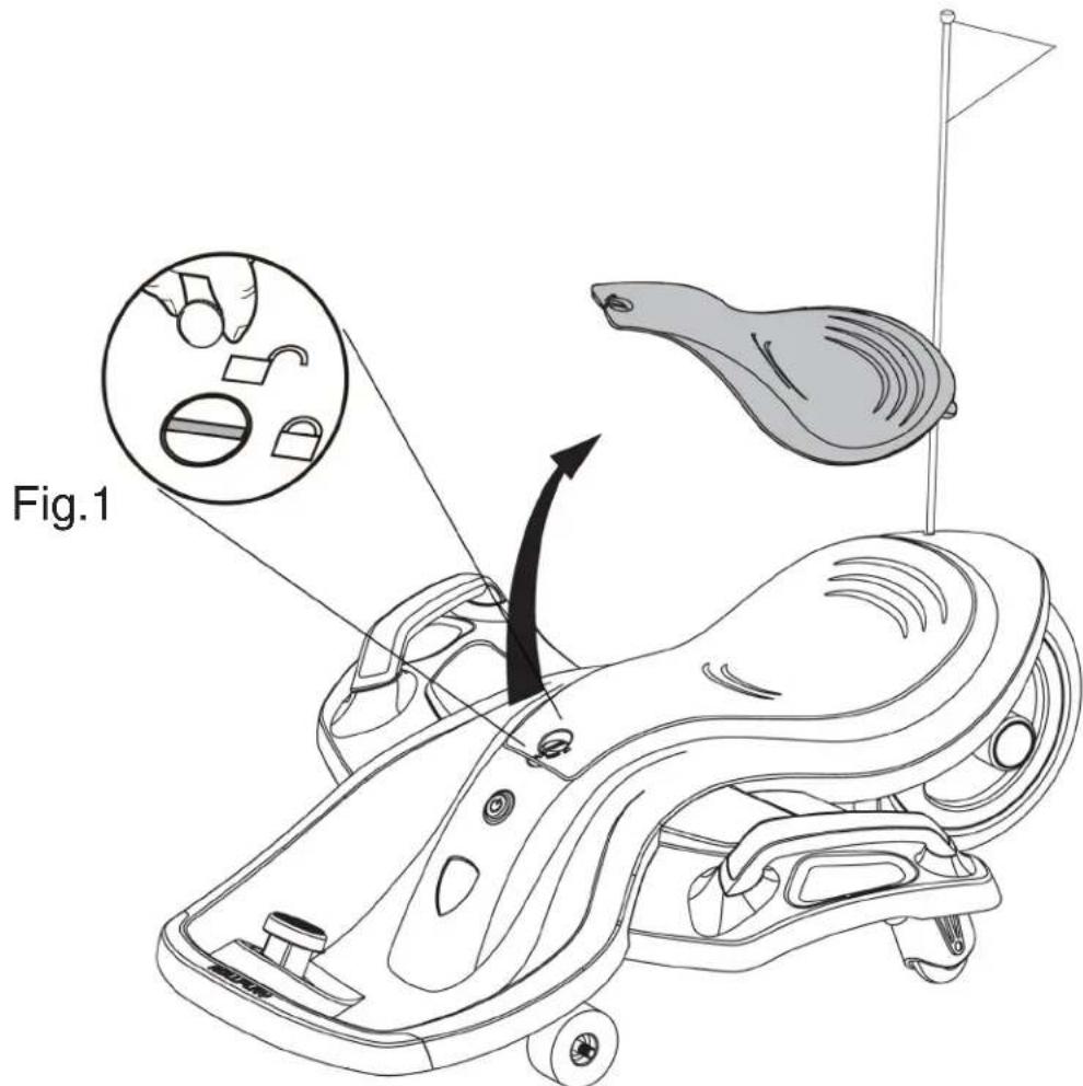 Rollplay 12V Nighthawk Bolt - Remove the Seat - 1