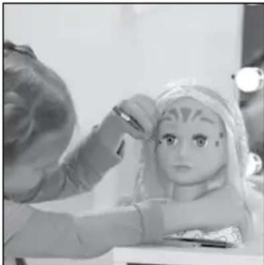 BABY born Styling Head 836033 - It may no longer be possible to completely remove the ink after 12 hours at the latest! - 2