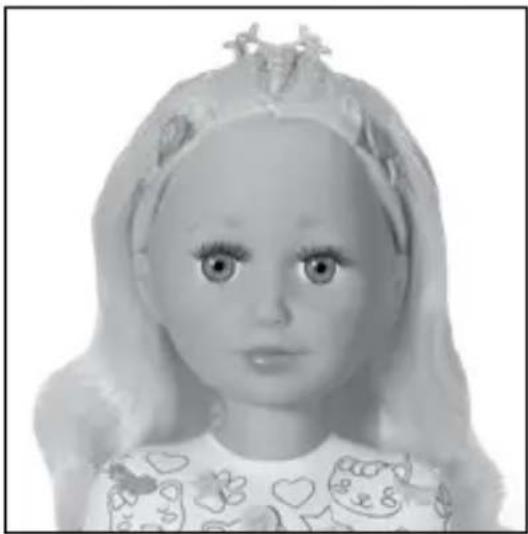 BABY born Styling Head 836033 - Hår - 1