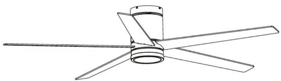 HONEYWELL Graceshire 53052 - Graceshire Ceiling Fan - 1