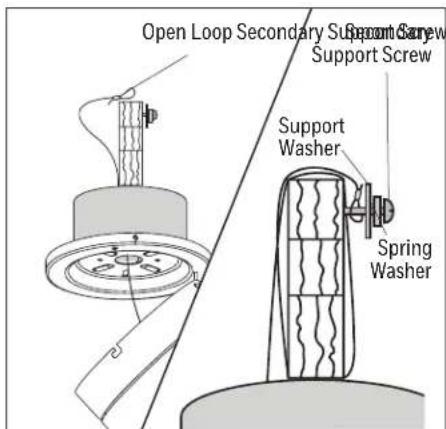 HONEYWELL Graceshire 53052 - SECONDARY HANGING SYSTEM INSTRUCTIONS - 2