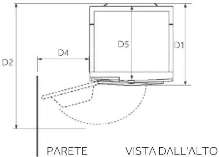 CANDY GD 410B9C-S - Dimensioni del prodotto - 2