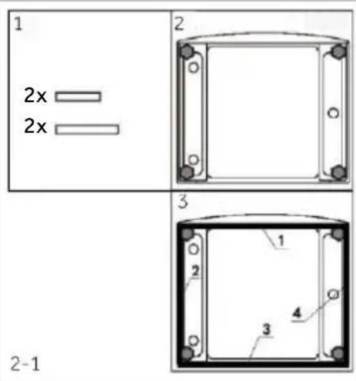 CANDY GD 4109C-S - OPCIONAL: instalar almohadillas de reduccion del ruido - 1