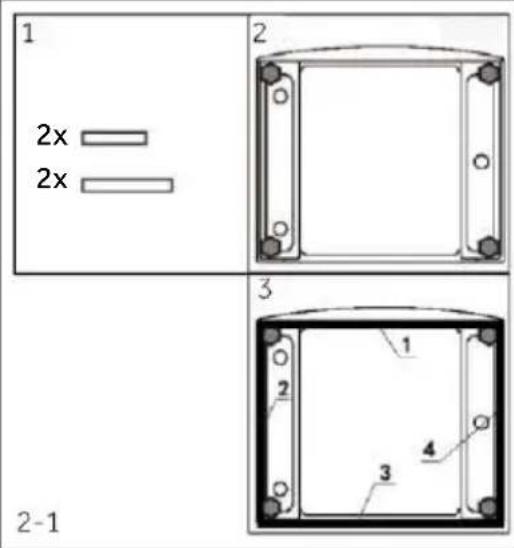 CANDY GD 4109C-S - OPCIONAL: Instalaromalofadas de reducao do ruido - 1