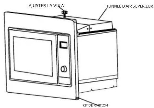 AJUSTER LA VIS A TUNNEL D'AIR SUPÉRIEUR KIT DE PINITION
