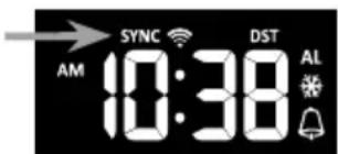 BRESSER Comfort Weather Center 7in1 7803300 - Tijdsynchronisatie status - 1