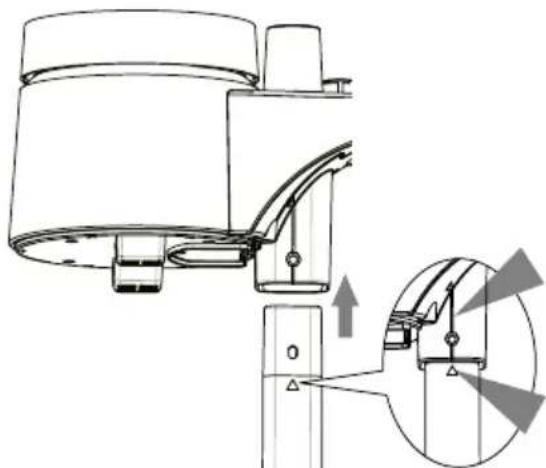 BRESSER Comfort Weather Center 7in1 7803300 - Assemblaggio del supporto e del palo - 1