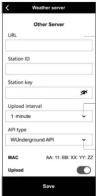 BRESSER Comfort Weather Center 7in1 7803300 - Impostazione del server meteo - 5