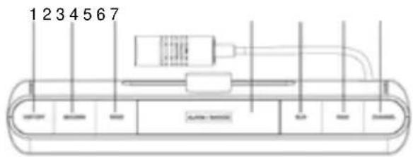 BRESSER Comfort Weather Center 7in1 7803300 - Tasti della console di visualizzazione - 1