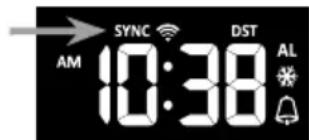BRESSER Comfort Weather Center 7in1 7803300 - Estado de sincronización de hora status - 1
