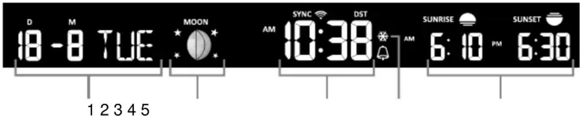 BRESSER Comfort Weather Center 7in1 7803300 - Hora y fecha - 1