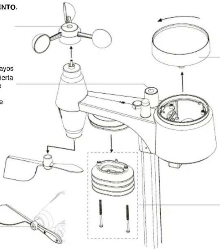 BRESSER Comfort Weather Center 7in1 7803300 - REEMPLACE LA COPA DE VIENTO. - 1