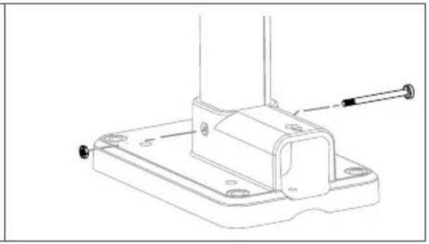 BRESSER Comfort Weather Center 7in1 7803300 - Assemblaggio del supporto e del palo - 4