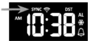 BRESSER Comfort Weather Center 7in1 7803300 - Synchronisation de l'heure statut - 1