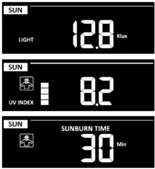 BRESSER Comfort Weather Center 7in1 7803300 - Zonnebrandtijdmodus: - 1