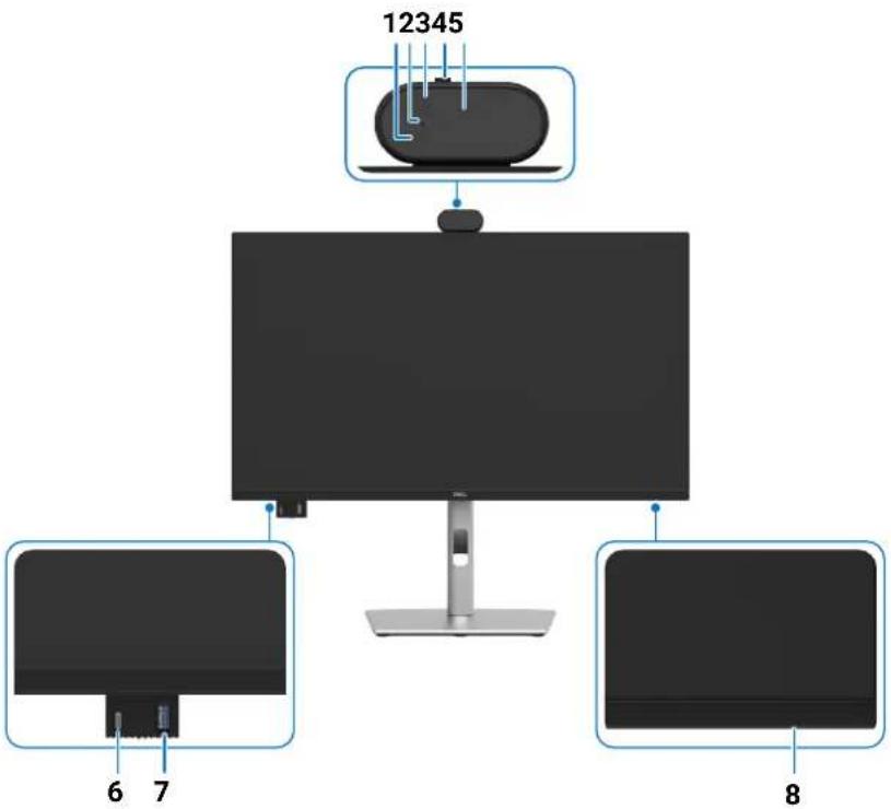 DELL P3426WEV - Vue du moniteur P2426HEV/P2726DEV/P3426WEV Vue de face - 1