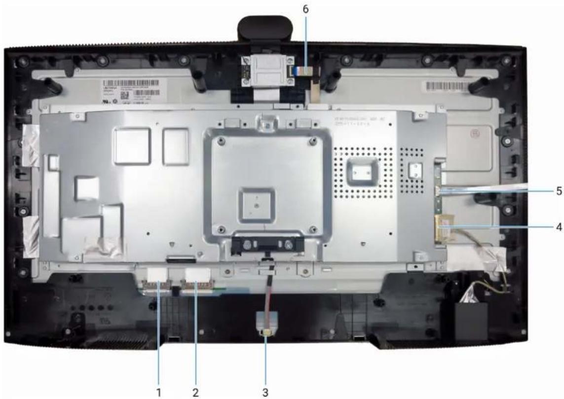 DELL P3426WEV - Diagramme de connectivité du câblage - 1